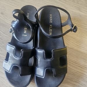 Anne Klein Black Sandals